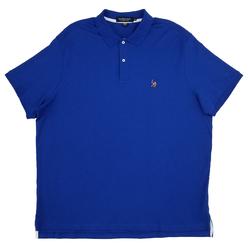 U.S. Polo Assn. Mens Big & Tall Blue Raft Short Sleeve Interlock Polo Shirt 3XL