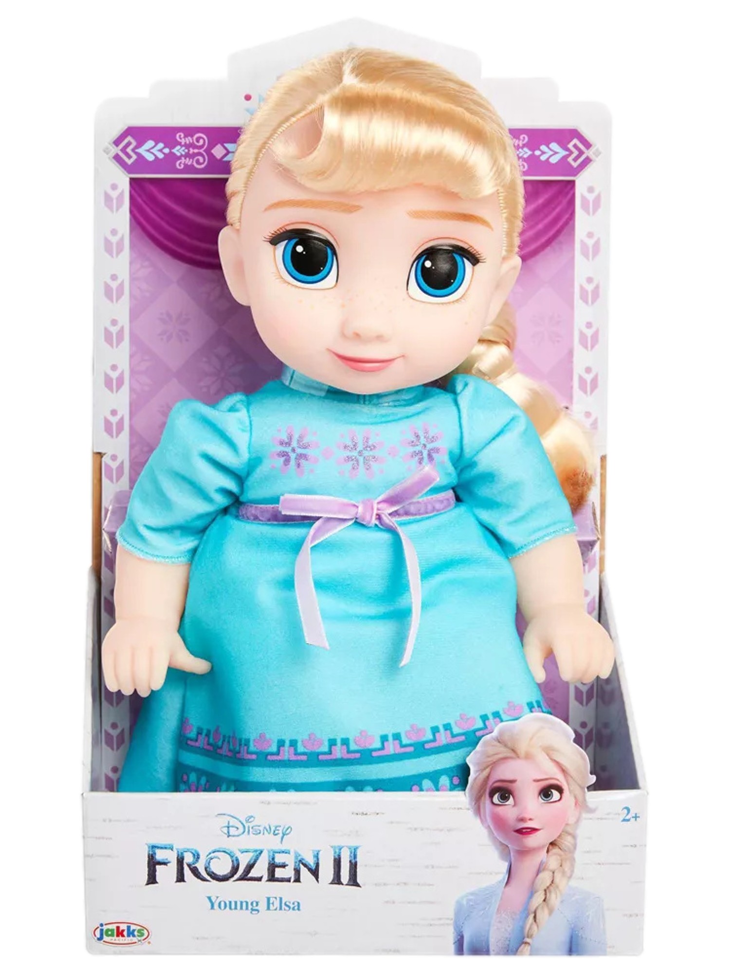 Jakks Pacific Disney Frozen Young Elsa Doll 11 inch Doll with Soft Body
