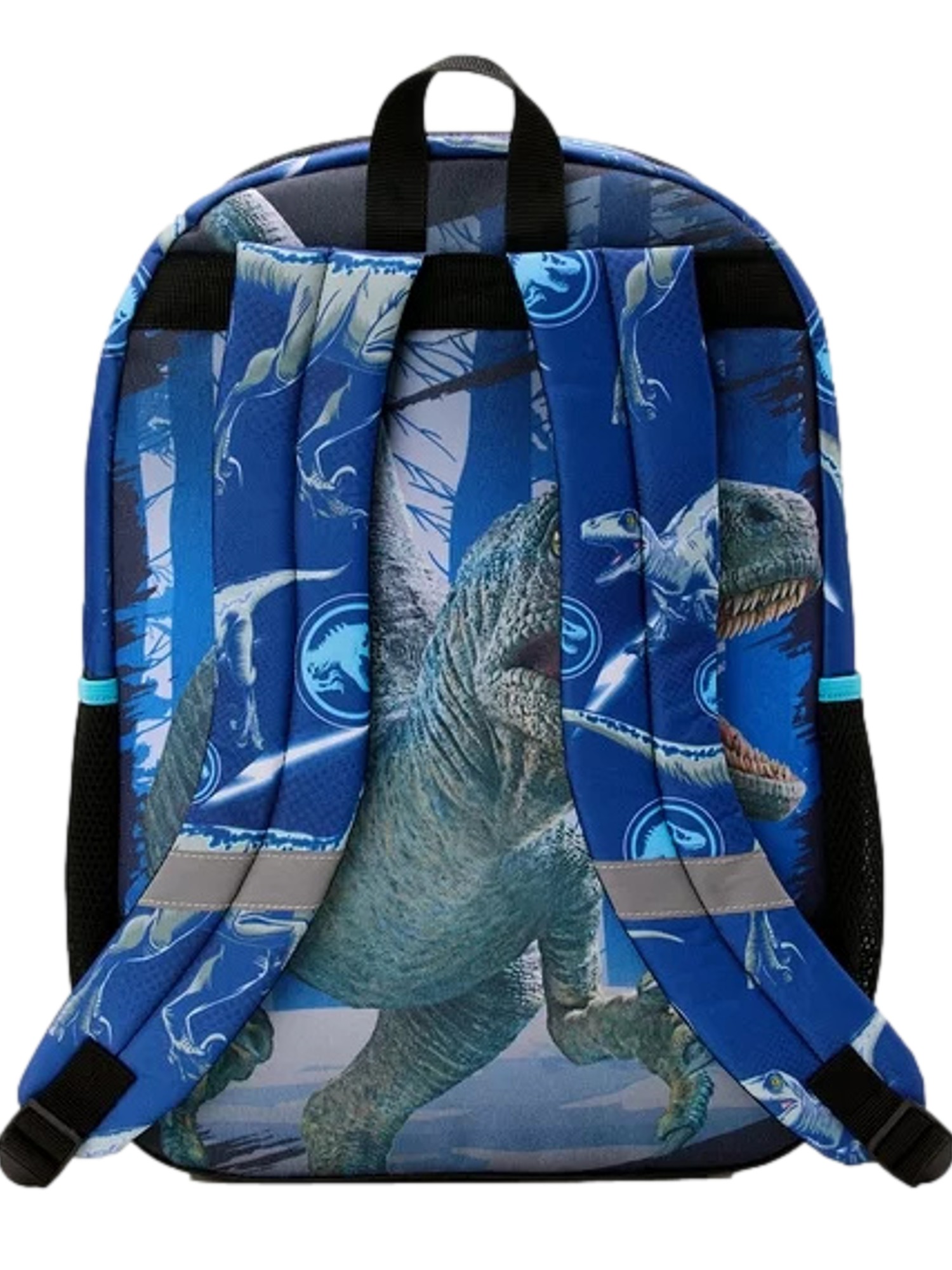 Universal Studios Jurassic World Kids Raptor Territory 17" Laptop Backpack, 3D School Book Bag