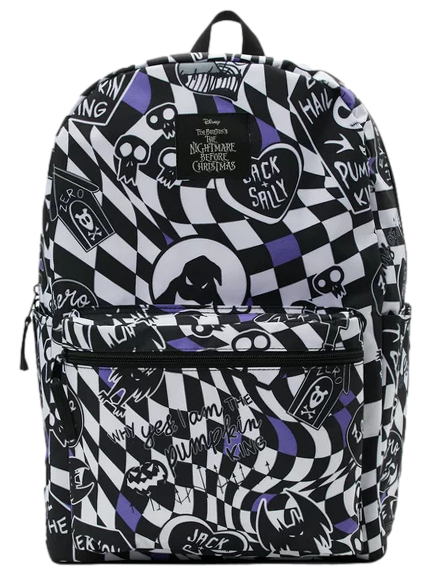 Disney The Nightmare Before Christmas 17" Laptop Backpack, Black All Over Print