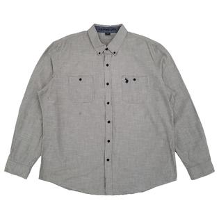 u.s. polo assn. mens dress shirt regular fit long sleeve U.s. Polo Assn. Mens Dress Shirt Regular Fit Long Sleeve Button Down, Men's, Size: 14 inch-14.5 inch 32 inch-33 inch, White
