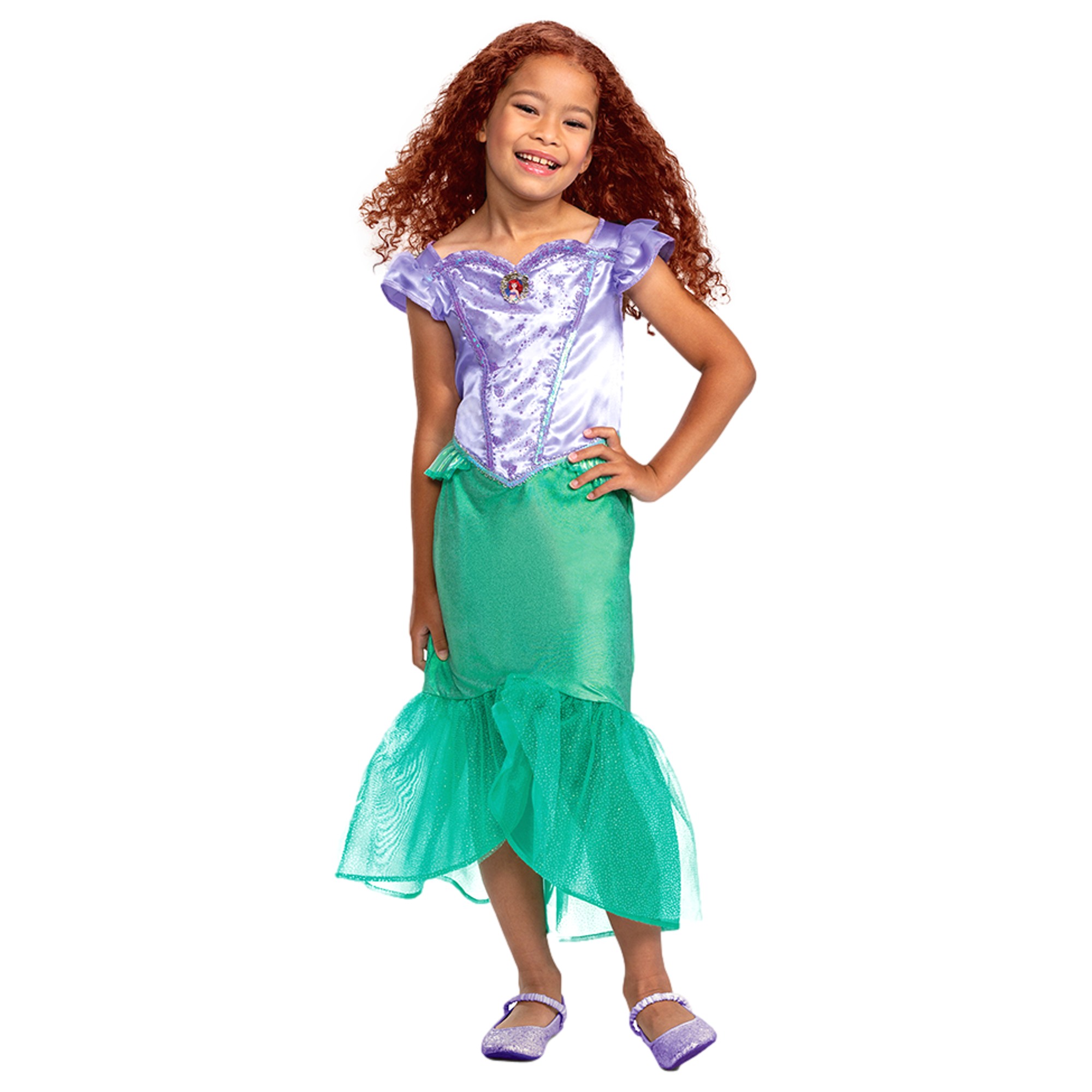 knee length dresses for ladies Our Original Mermaid Princess Twirl Dress – Only Little Once main image 1