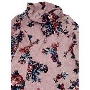 Eye Candy Womens Mauve Floral Cowl Neck Long Sleeve Cozy Winter Sweater Dress, Women's, Size: Medium, Black Eye Candy Womens Mauve Floral Cowl Neck Long Sleeve Cozy Winter Sweater Dress, Women's, Size: Medium, Black