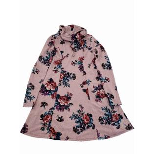 Eye Candy Womens Mauve Floral Cowl Neck Long Sleeve Cozy Winter Sweater Dress, Women's, Size: Medium, Black Eye Candy Womens Mauve Floral Cowl Neck Long Sleeve Cozy Winter Sweater Dress, Women's, Size: Medium, Black
