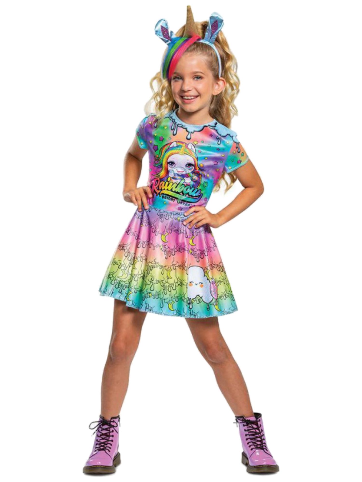 green emerald velvet dress Hux Glitter Unicorn Ballet Dress main image 1