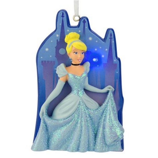 Disney Princess Light Up Cinderella Christmas Tree Ornament