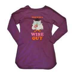 Tootsie Pops Junior Women's Owl Sleepshirt Nightgown Wise Guy Sleep Shirt Medium