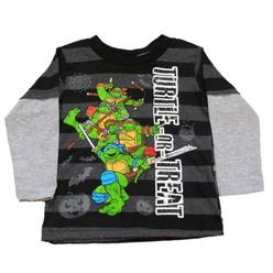 Teenage Mutant Ninja Turtles Infant Toddler Boys Black Turtle or Treat Shirt