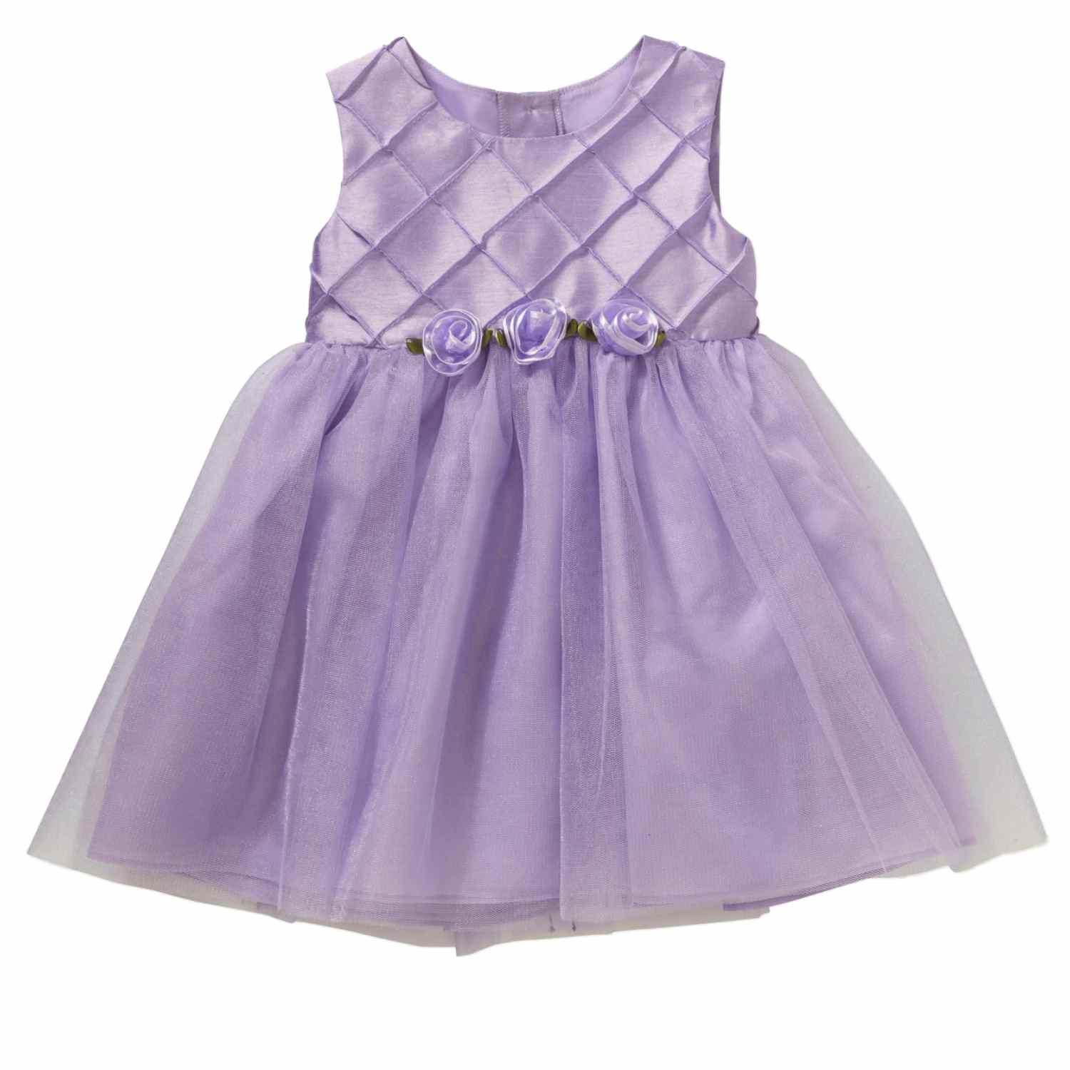 GEORGE Toddler Girls Purple Satin & Tulle Easter & Party Dress