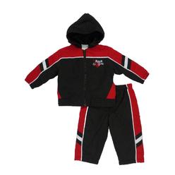 Al & Ray Infant Boys Black & Red Rock Star Jacket & Pants Track Suit Set 12m