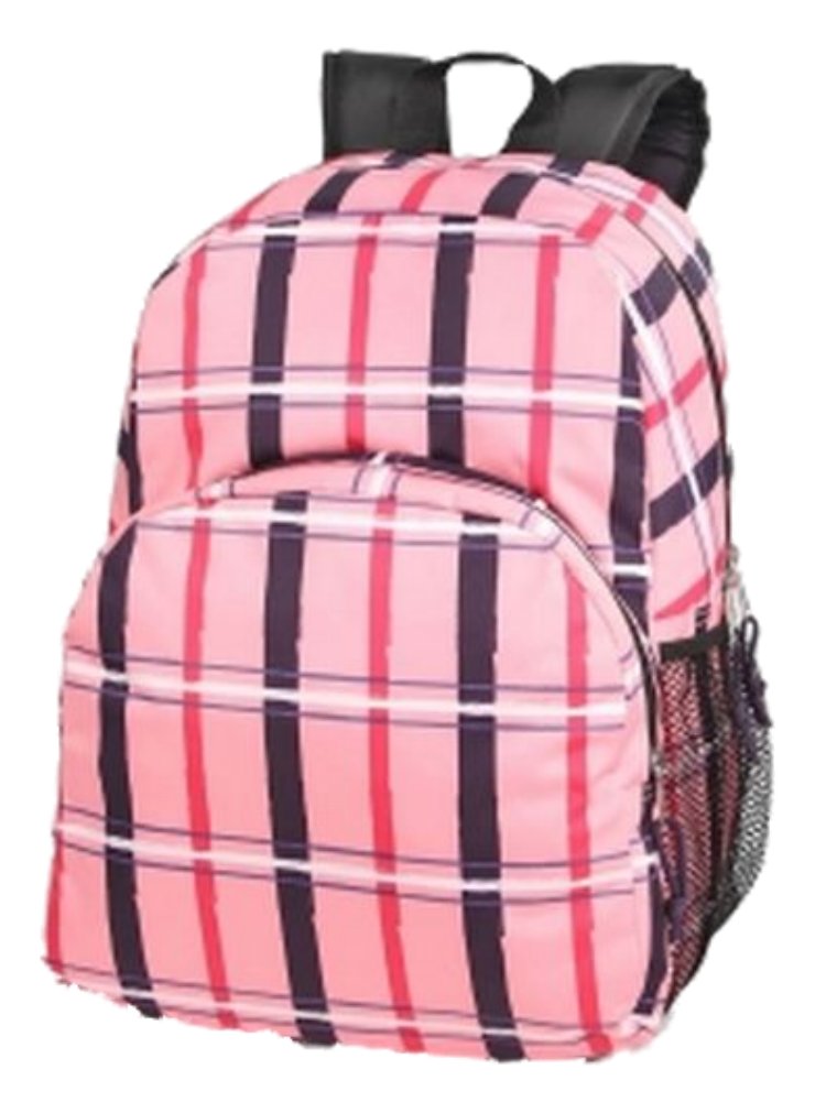 Fuel Eastsport Fuel Pink Sketchy Plaid 18" Backpack, School Travel Bag