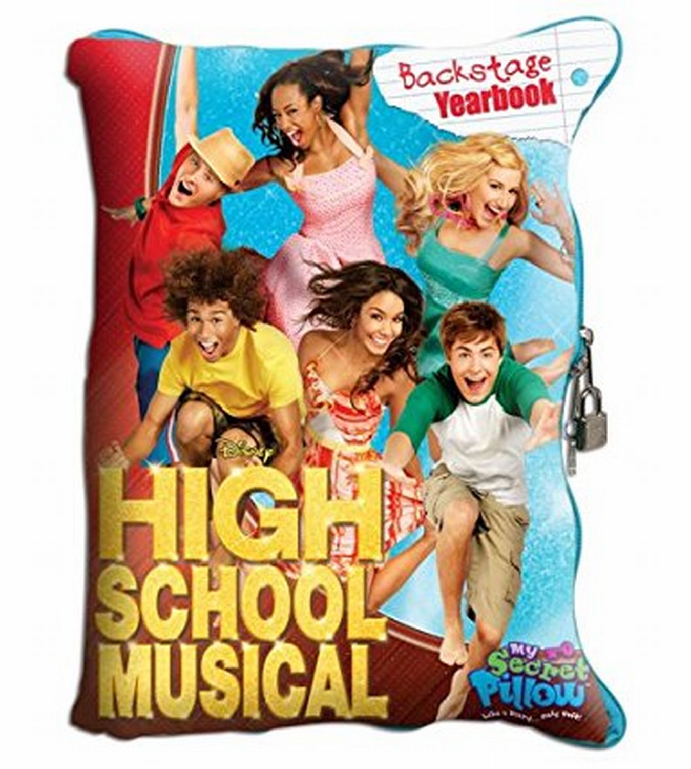 Disney High School Musical My Secret Pillow Soft Journal Planner Diary & MP3 Speaker