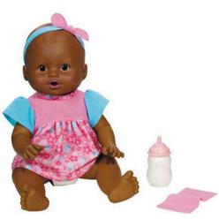 Fisher-Price Fisher Price Little Mommy Wipey Dipey Black Doll Sounds