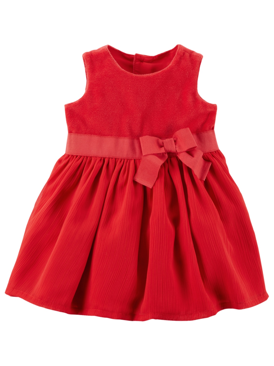 carter s carters infant girls red velvet christmas holiday party dress