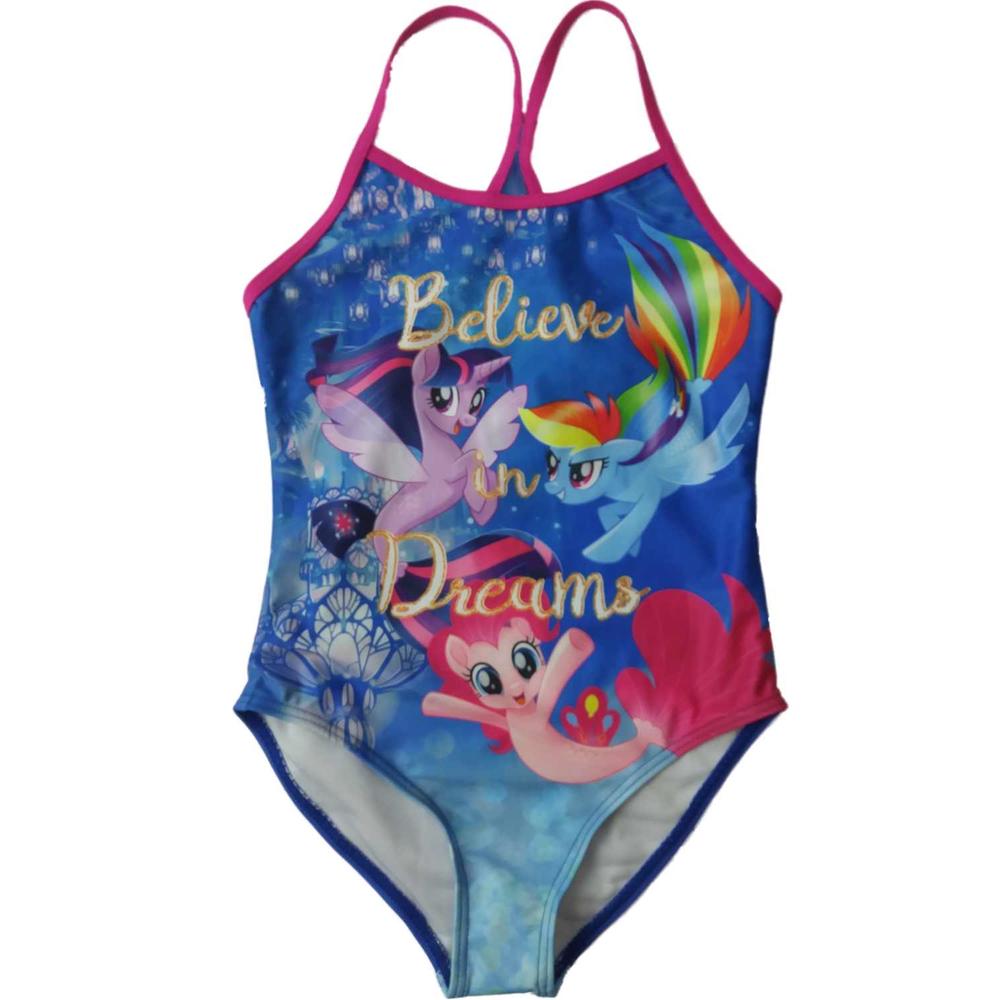 Girls My Little Pony Believe In Dreams Mermaid Horse Swimming Suit One Piece 4 Girls My Little Pony Believe In Dreams Mermaid Horse Swimming Suit One Piece 4