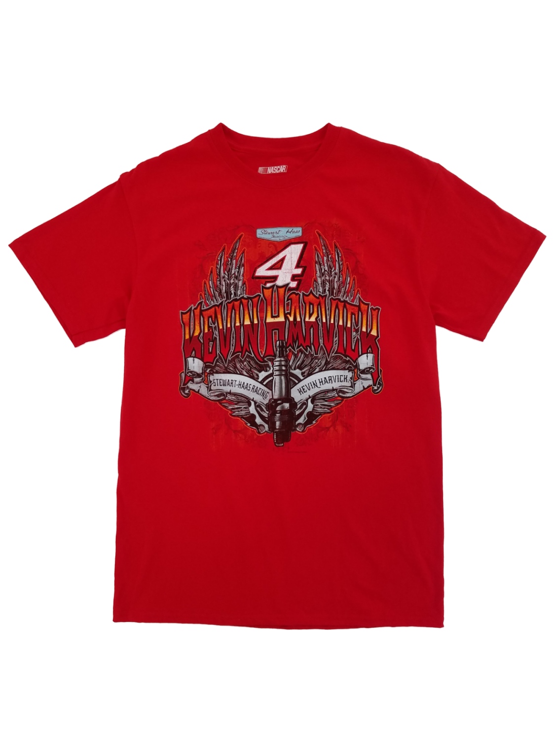 Nascar Kevin Harvick #4 Mens Red Graphic T-Shirt
