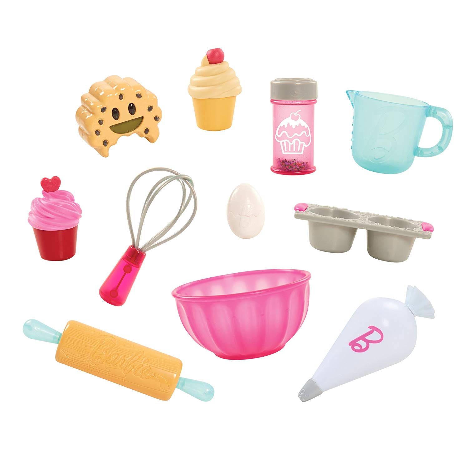Barbie Just Play Pastry Set 13 Piece Cooking Playset Barbie Just Play Pastry Set 13 Piece Cooking Playset
