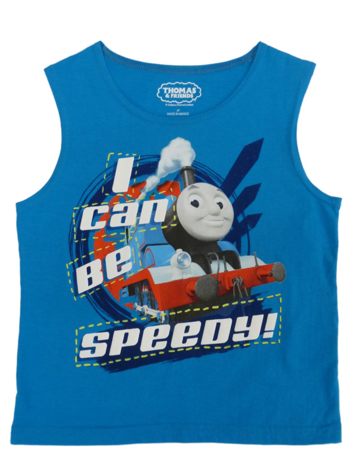 Thomas & Friends Toddler Boys Blue I Can Be Speedy Tank Top Muscle Shirt 3T