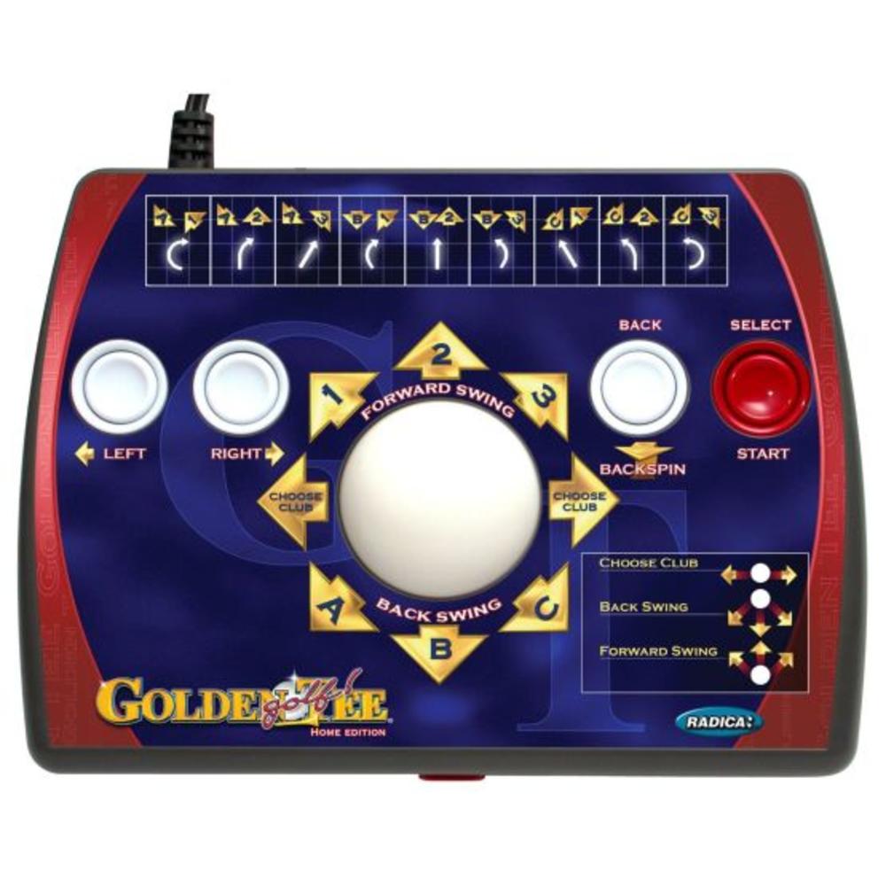 Radica Golden Tee Golf Plug & Play TV Video Game Arcade Golfing Stroke & Tournament