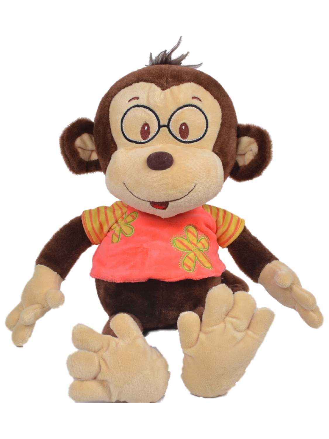 Linzy Plush Linzy Toys Plush Owen The Monkey With T-Shirt 18