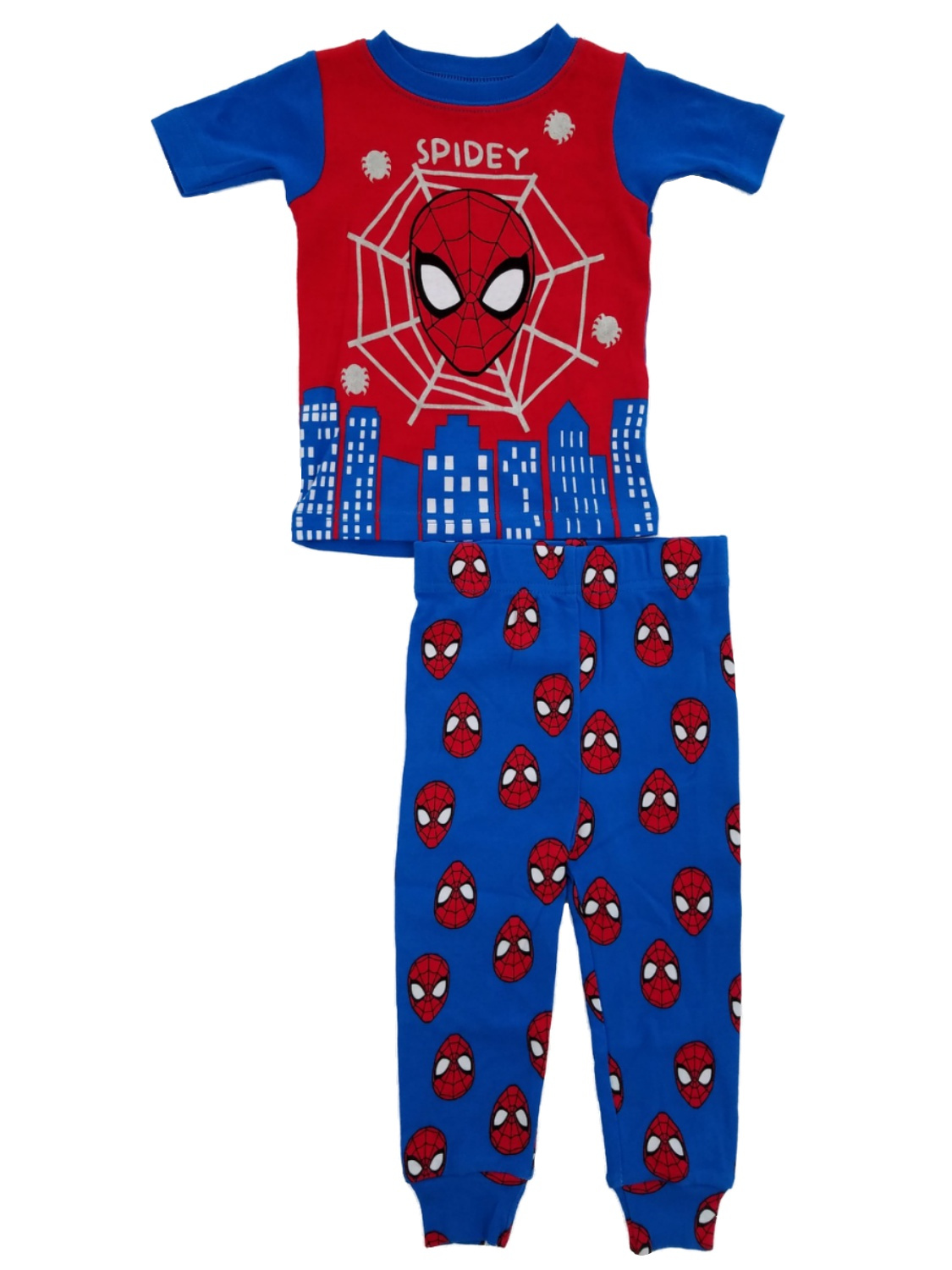 Marvel Spider-Man Spidey Infant Boys 2-Piece Sleepwear Pajama Set 9m