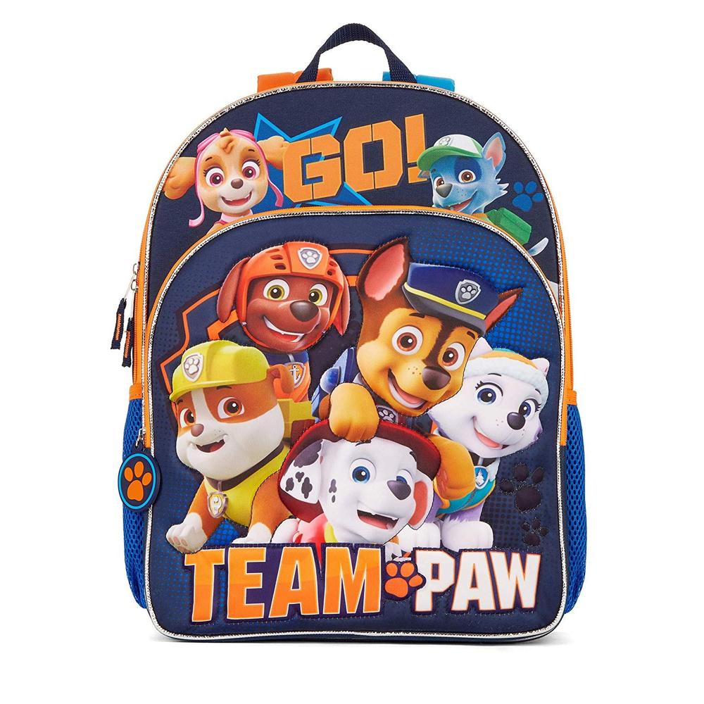 Nickelodeon Paw Patrol Go Team Paw 16" School Backpack - Puppy Dog Book Bag