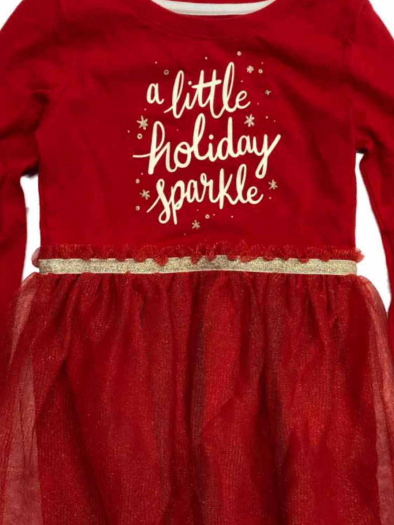 white christmas dresses Baby Girl's Christmas Trees Cotton Dress