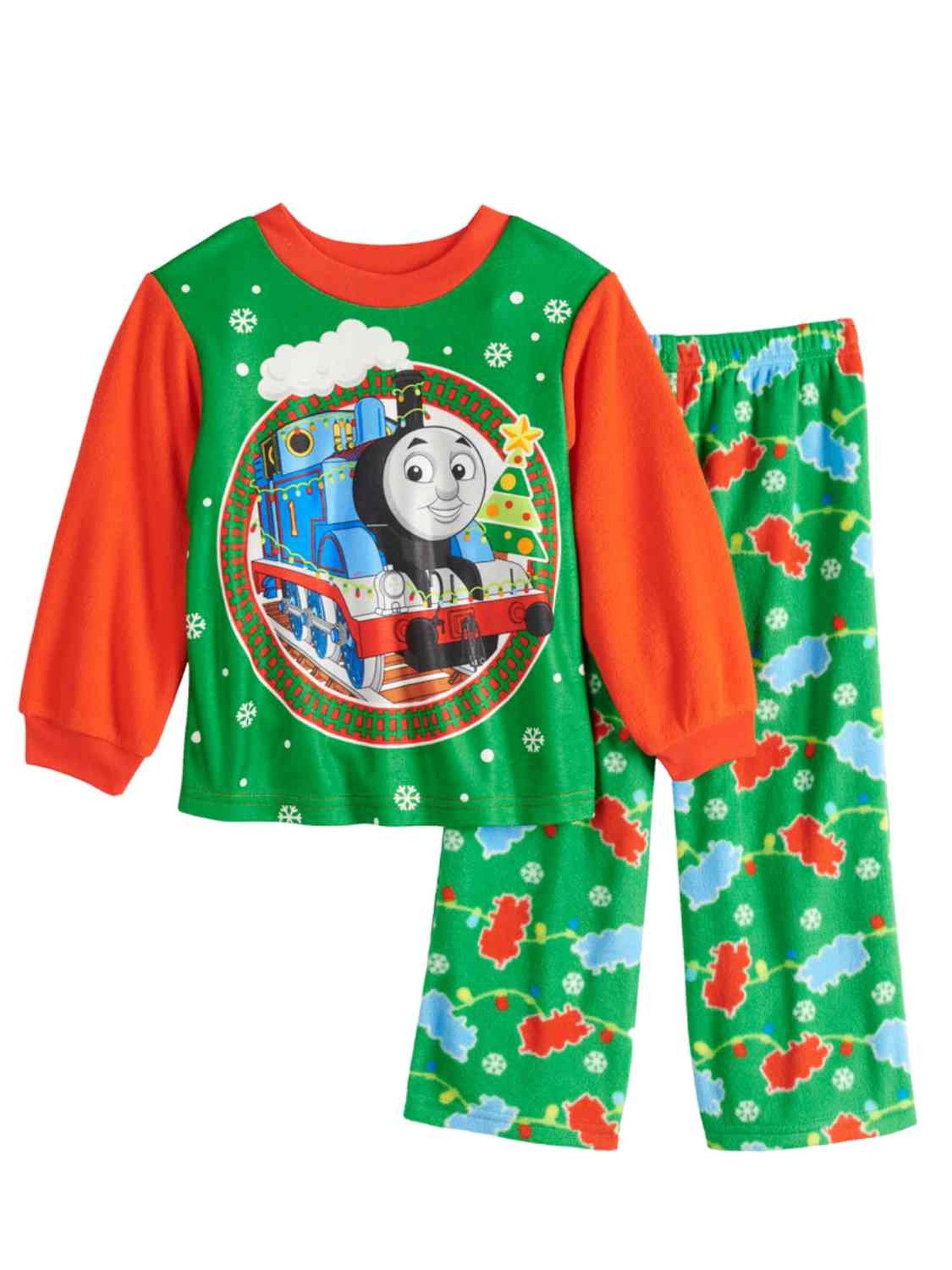 Thomas Friends Thomas The Train Toddler Boys Green Red Fleece