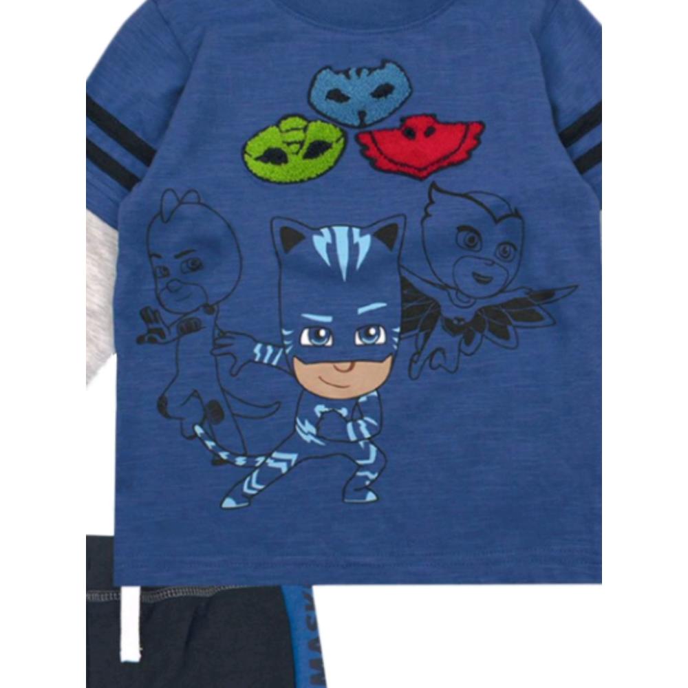 Pj Masks Toddler Boys Blue PJ Masks Catboy Long Sleeve Shirt & Jogger Pants Outfit 2T