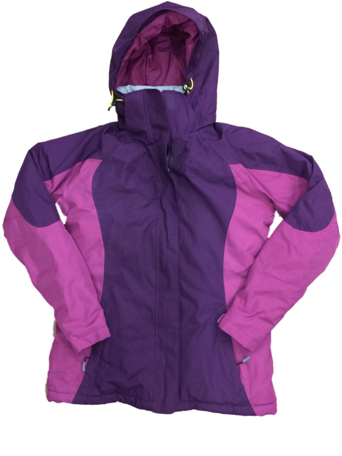 Lands' End Womens Magenta & Purple Lightweight Soft Shell Jacket