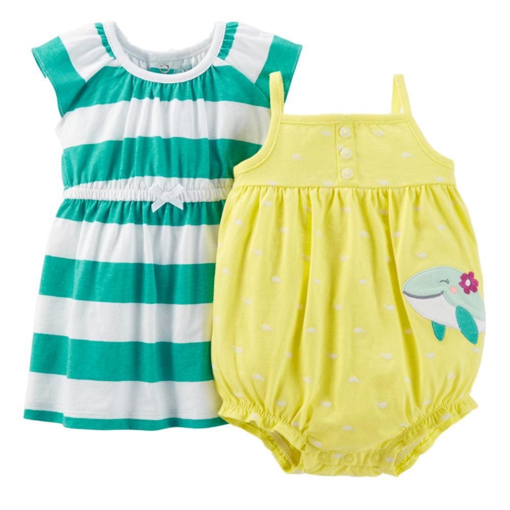 green and pink leopard print dress Smocked Kelly Green Dress