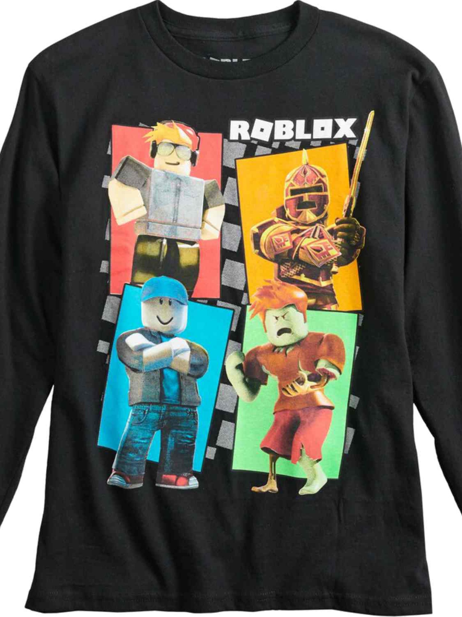 details about roblox t shirt boys 2xl new black game logo 100 cotton graphic t shirt short sl