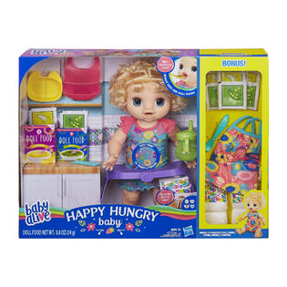 Baby Alive Happy Hungry Baby Blonde Hair Doll 50 Sounds Phrases Plus Bonus Baby Alive Happy Hungry Baby Blonde Hair Doll 50 Sounds Phrases Plus Bonus
