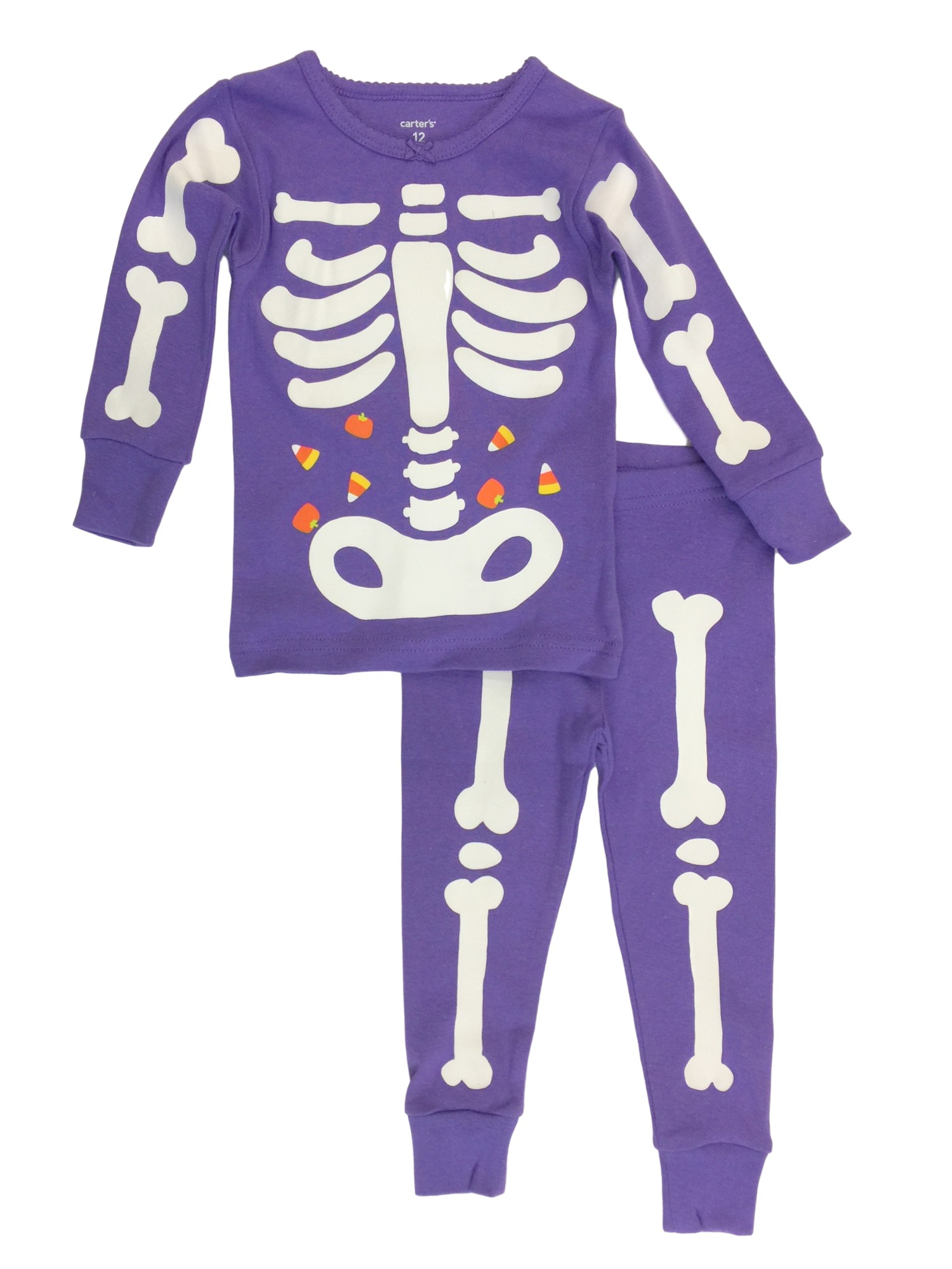 Carters halloween skeleton pajamas sale