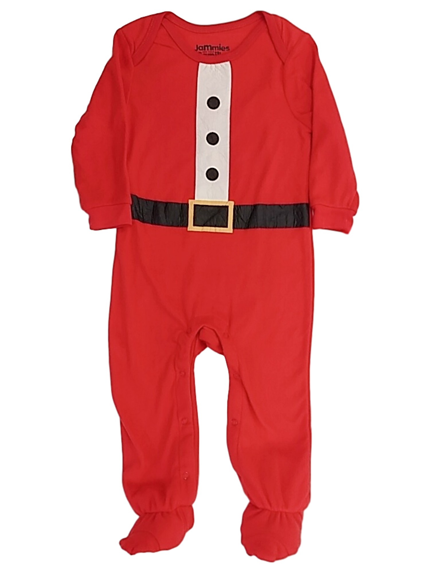 Famjammies Infant Boys Santa Suit Fleece Christmas Footie Sleeper Pajama Sleep N Play 18M