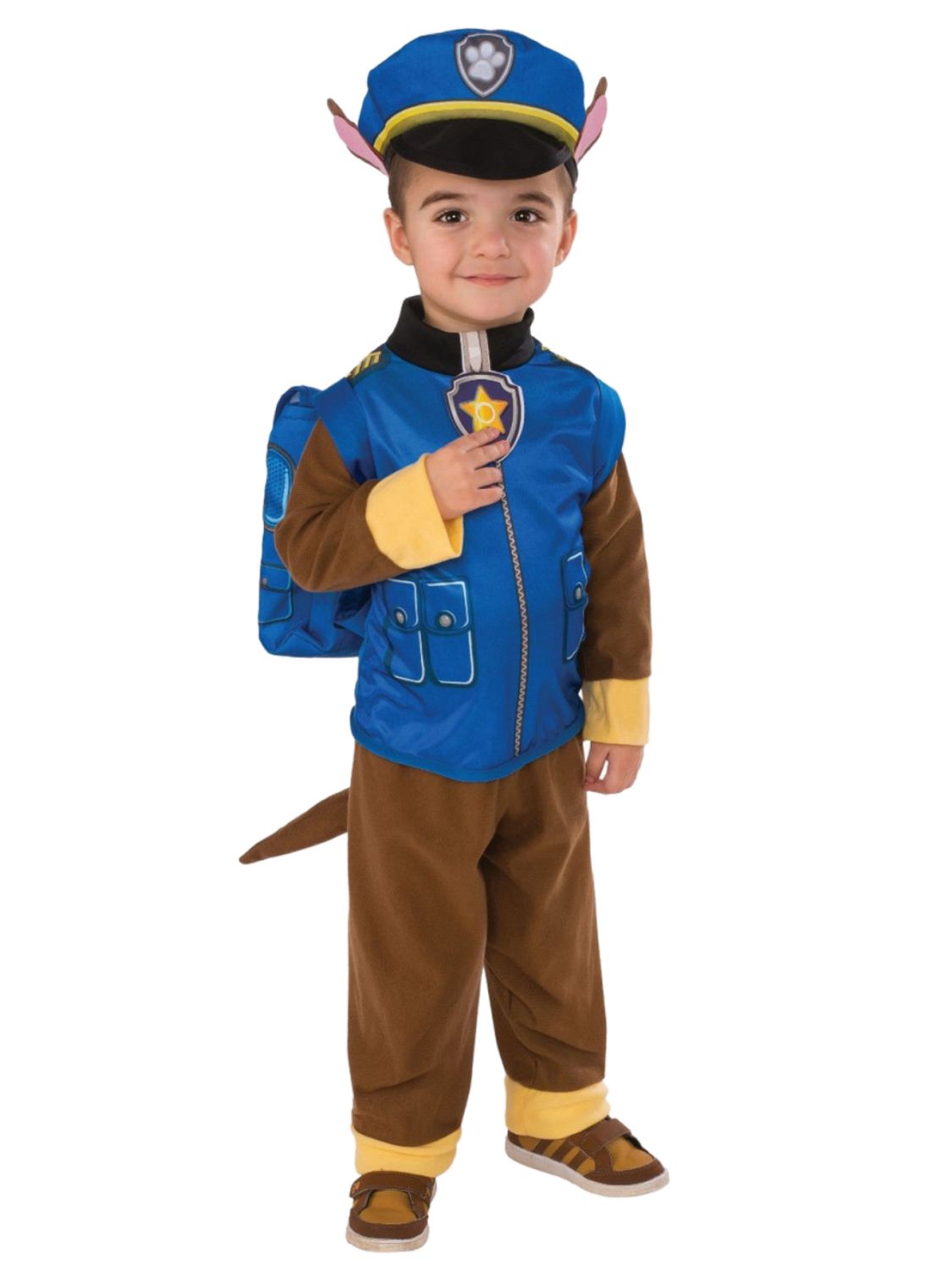 Rubie's Costume Co Toddler Boys Blue Paw Patrol Chase Costume Talking Puppy Dog Jumpsuit Set 2T-3T