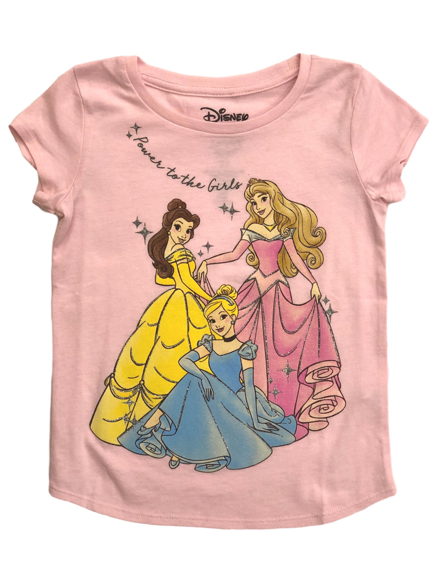 Jumping Beans Disney Princess Toddler Short Power To The Girls Tee T-Shirt