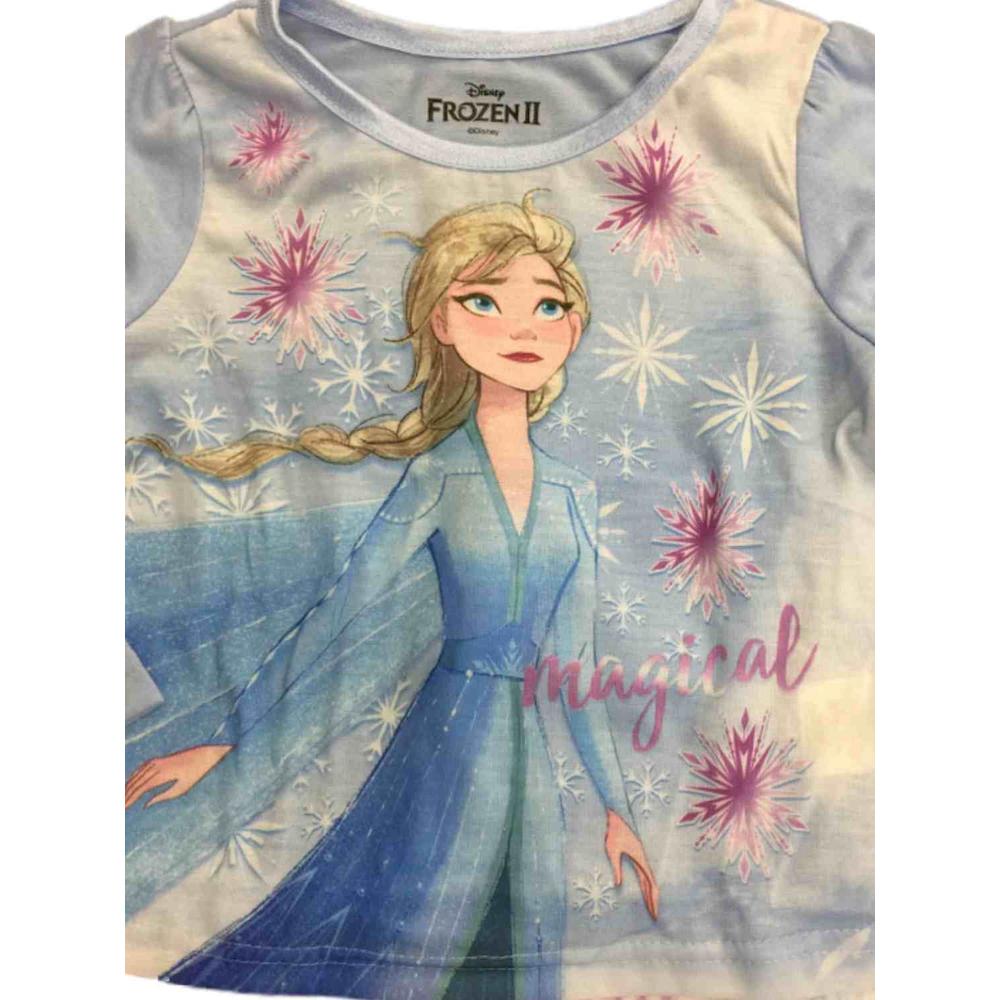 Disney Frozen 2 Toddler Girls Blue Elsa Magical Fleece Pajama Sleep Set