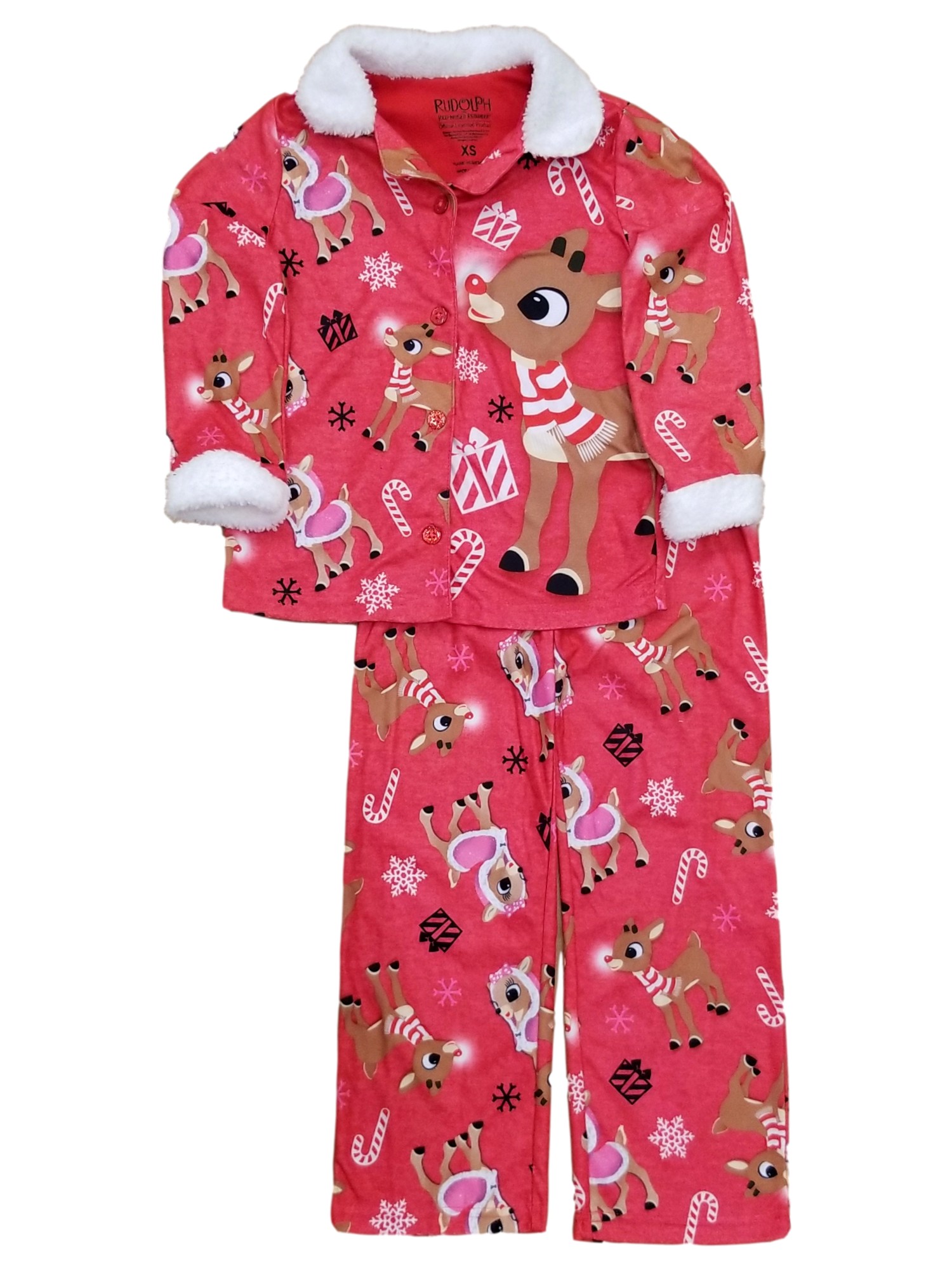 Rudolph the red cheap nosed reindeer pajamas