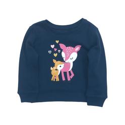GARANIMALS Infant Girls Blue Baby Deer Sweatshirt Sweat Shirt