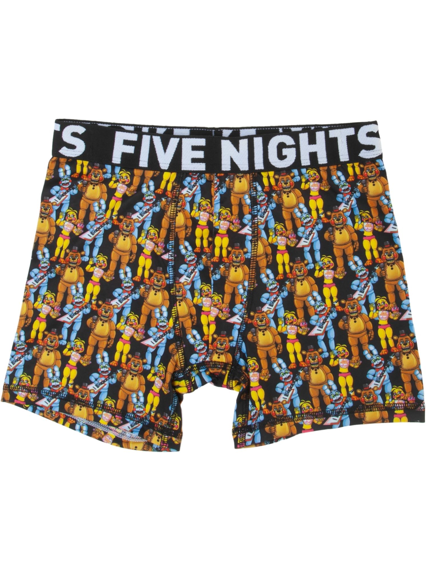 Bioworld Boys Five Nights At Freddy's 3pc Boxer Shorts Set Underwear Boxer Briefs XS 4