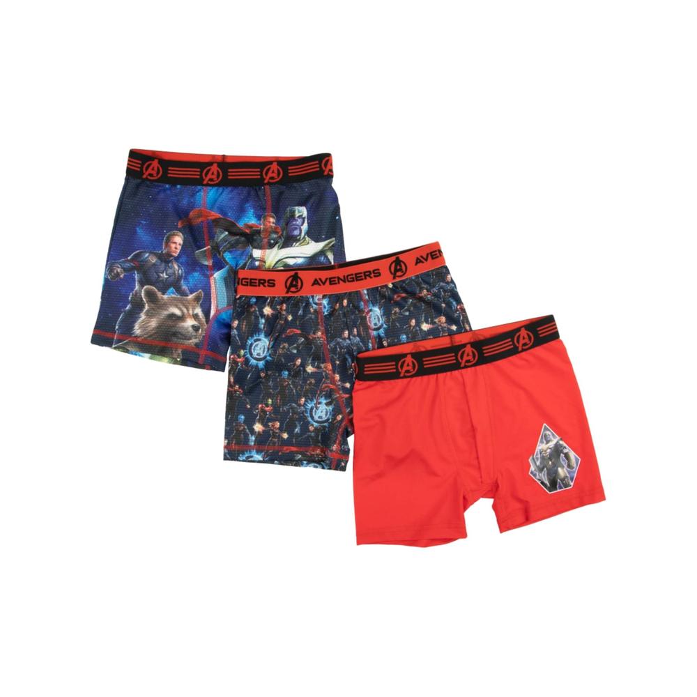 Bioworld Marvel Boys Avengers Infinity War 3pc Boxer Briefs Boxer Shorts Set Underwear