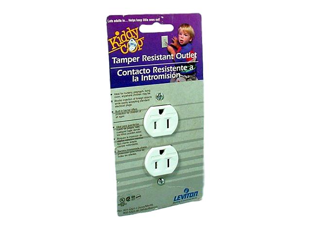 Leviton White Tamper Resistant Receptacle Outlet 15A 5321-W