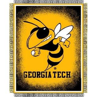 Northwest Georgia Tech Gt Bed Throw Blanket Bedding 48 X 60