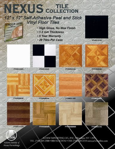 12 Inch Self Adhesive Vinyl Floor Tile, Family Dollar Vinyl Plank Flooring