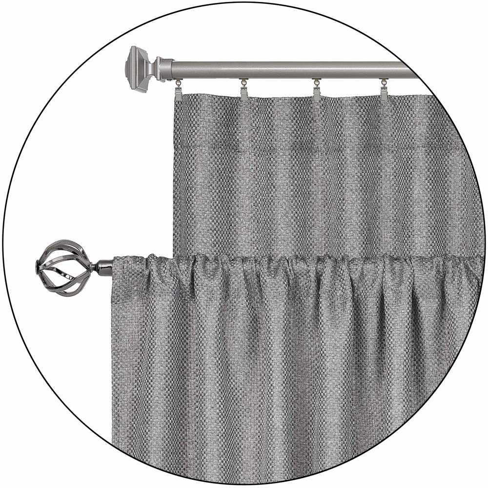 Designer Home Window 2-Pack Panel Curtain Solid Energy Efficient 100% Blackout Privacy Curtain