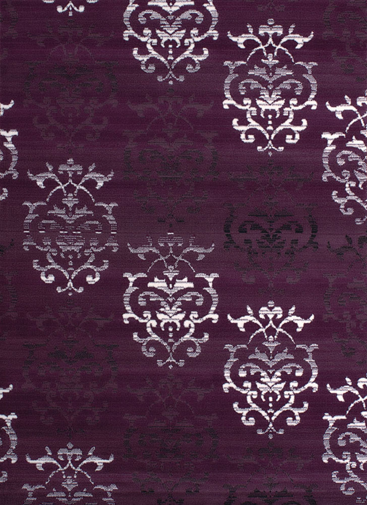 United Weavers Area Rugs Dallas 851-10787 Pink Vines Stripes Contemporary Carpet