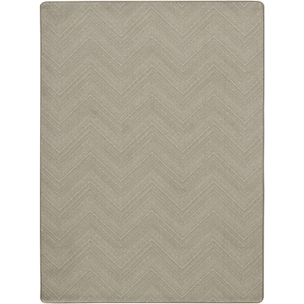 Milliken Imagine Area Rug GUEST HOUSE FLAX Guest House Flax Chevrons Banded