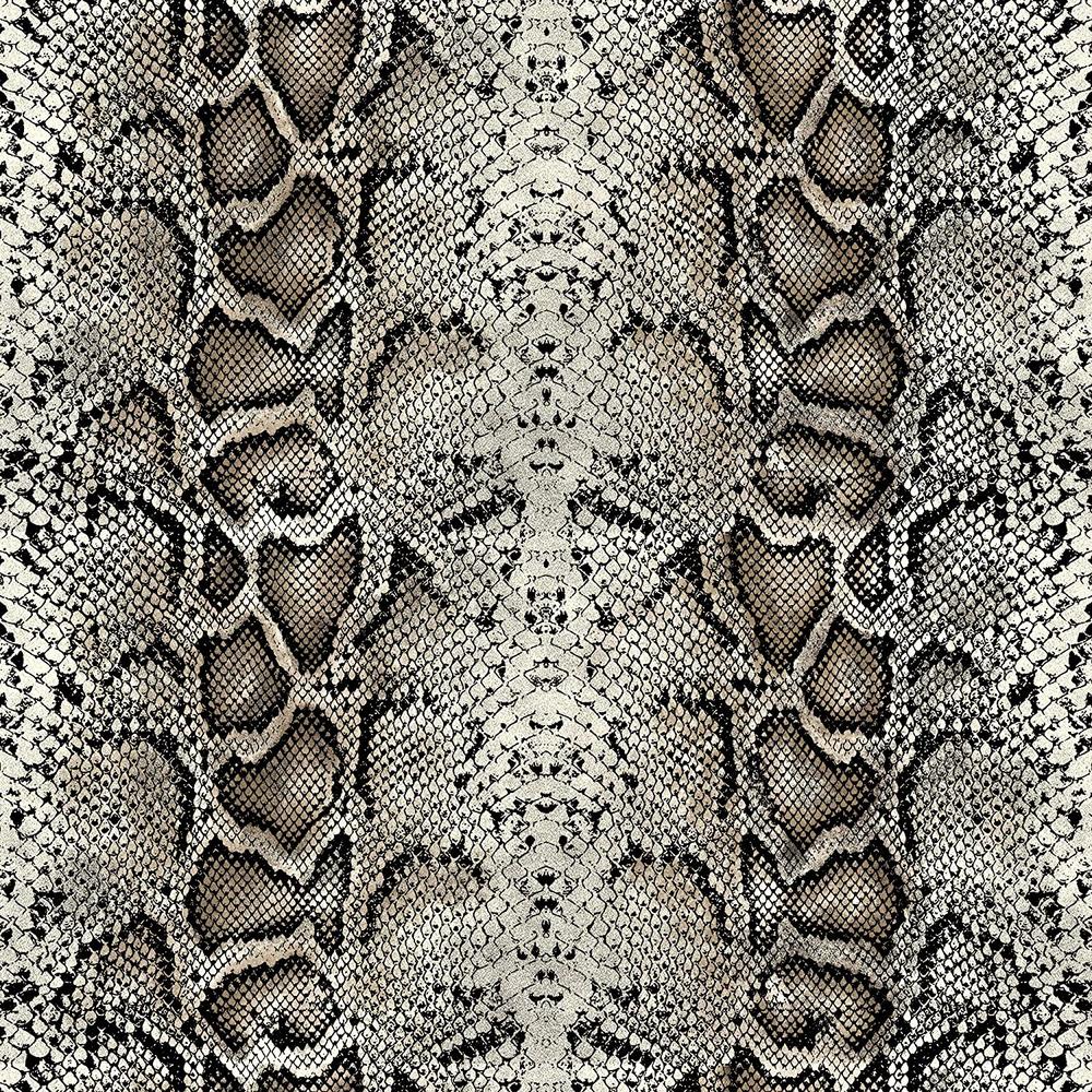 Woven Trends Blackout Window Curtain Panel with Snake Skin Animal Print Pattern for Living Room Bedroom Kitchen Home