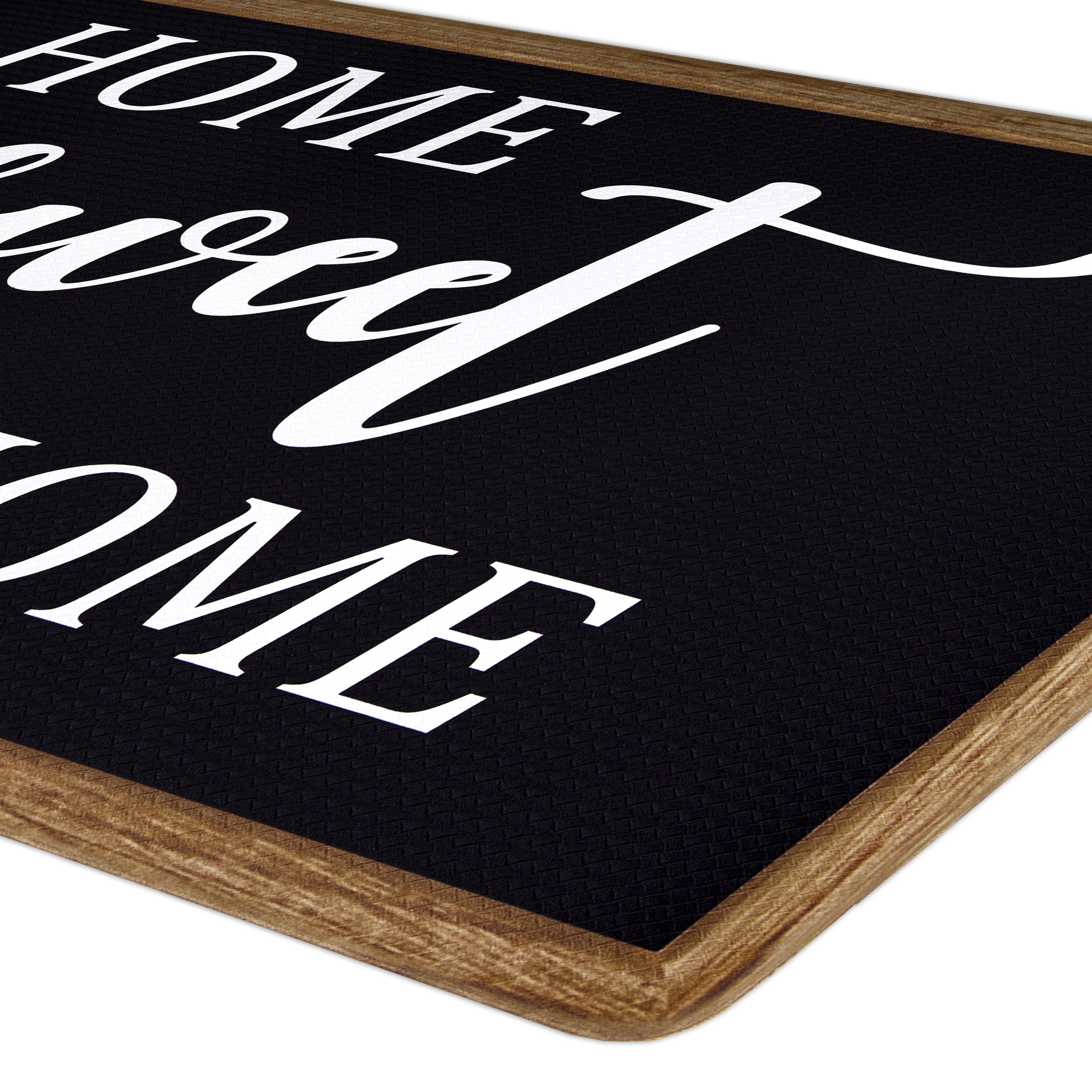Woven Trends Home Sweet Home Anti Fatigue Non Slip Textured Comfort Standing Kitchen Mat